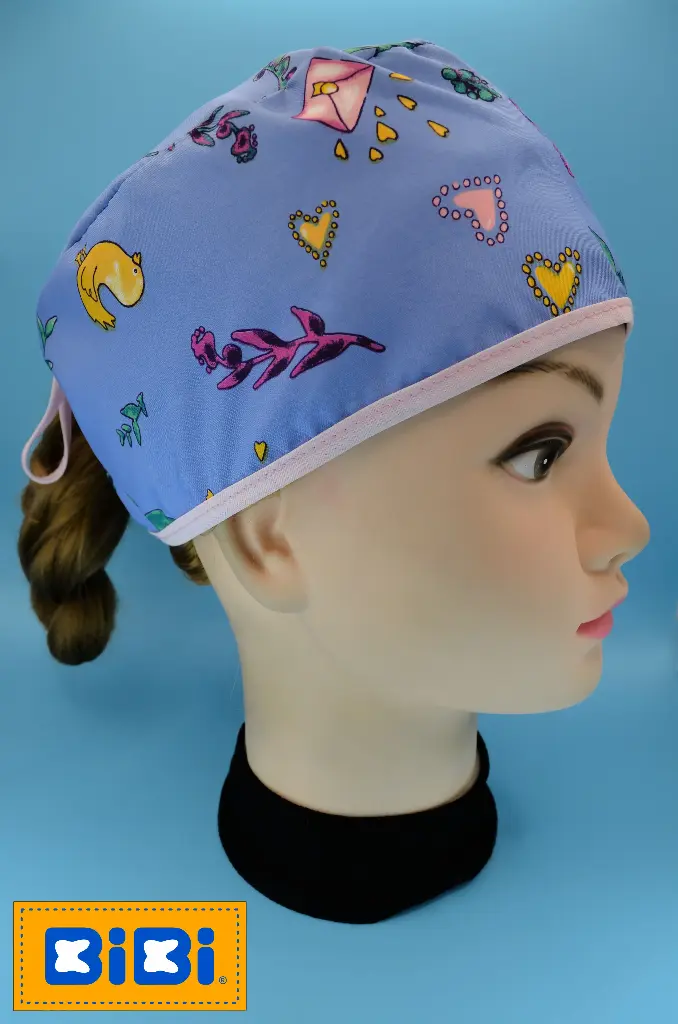 Primavera (Gorro Corto (Medidas: 9.5 cm de altura, 58 cm de circunferencia, con cintas para amarrar))