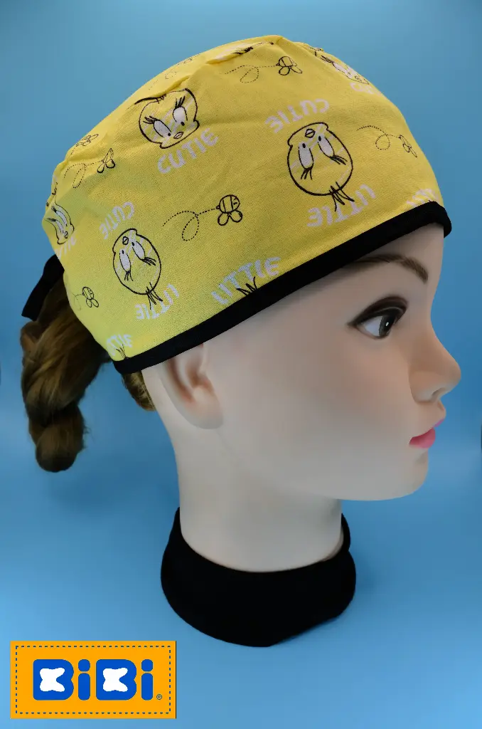 Tweety caras (Gorro Corto (Medidas: 9.5 cm de altura, 58 cm de circunferencia, con cintas para amarrar))