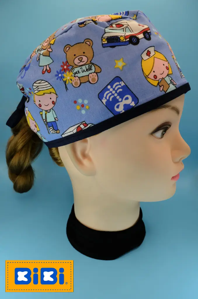 Radiografía (Gorro Corto (Medidas: 9.5 cm de altura, 58 cm de circunferencia, con cintas para amarrar))