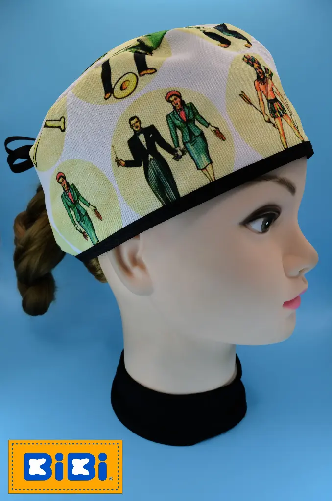 Lotería (Gorro Corto (Medidas: 9.5 cm de altura, 58 cm de circunferencia, con cintas para amarrar))