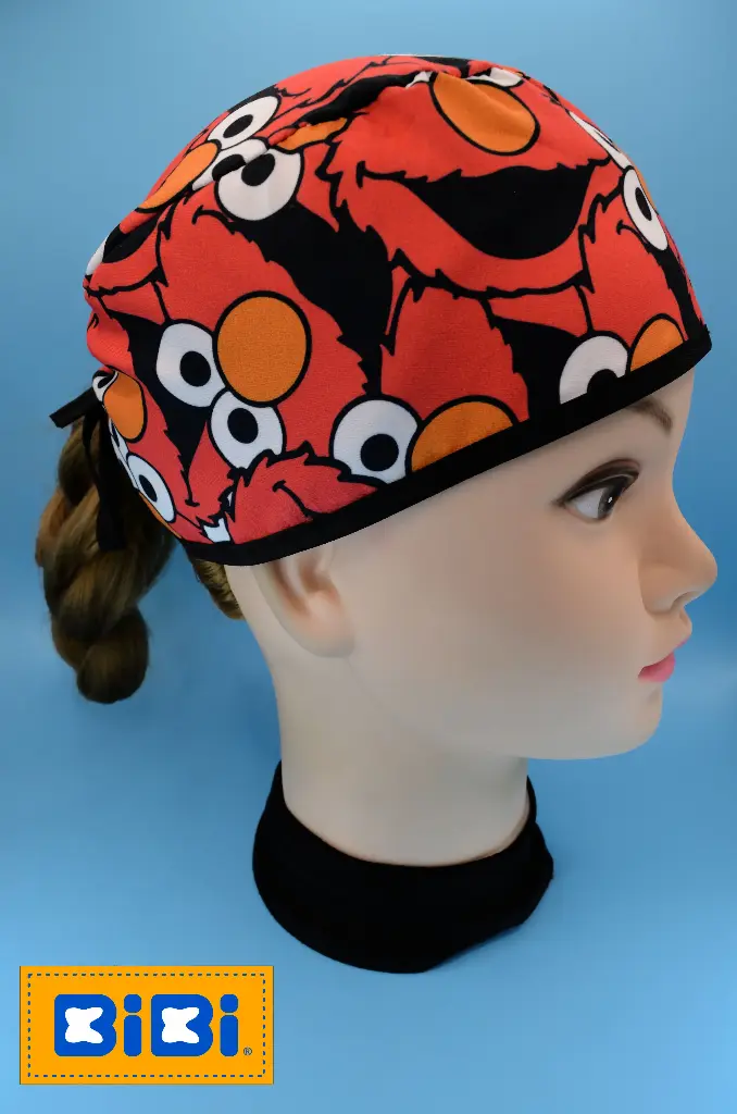 Elmo caras (Gorro Corto (Medidas: 9.5 cm de altura, 58 cm de circunferencia, con cintas para amarrar))