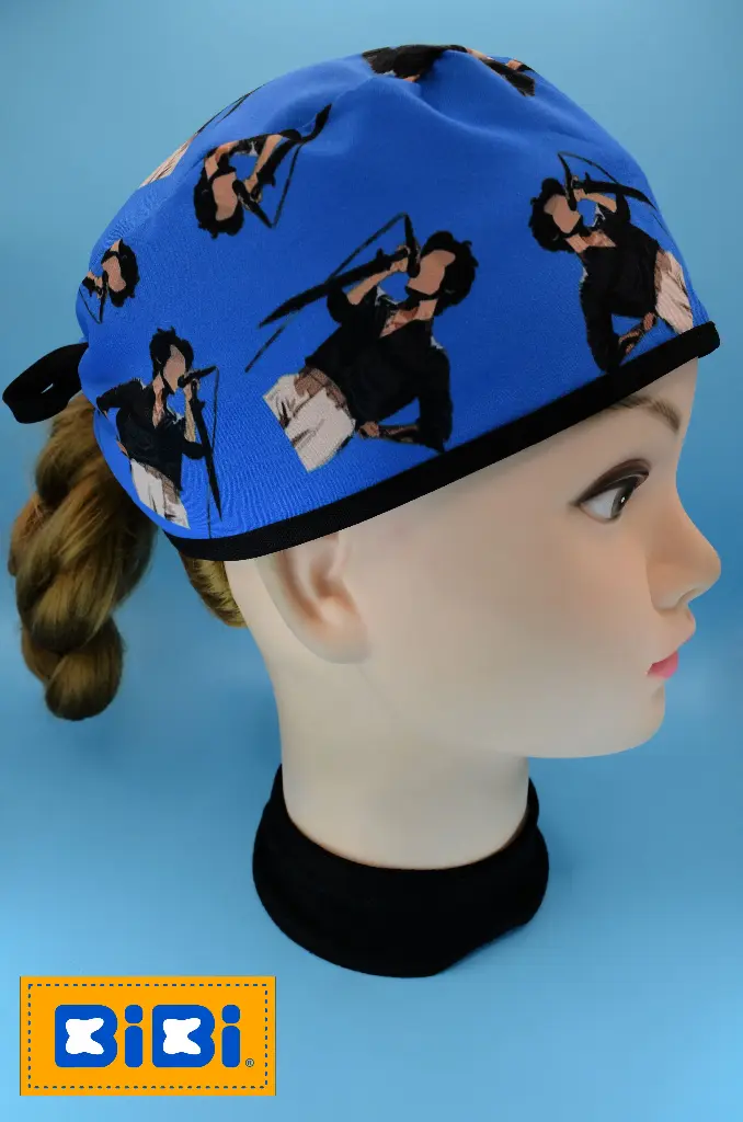 Harry Styles silueta (Gorro Corto (Medidas: 9.5 cm de altura, 58 cm de circunferencia, con cintas para amarrar))