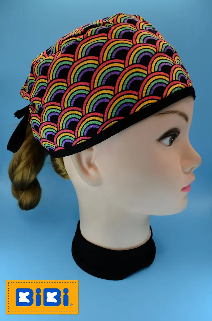 Arcoiris, fondo negro
