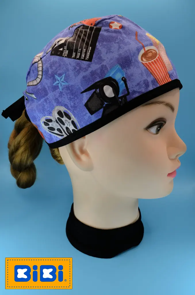 Símbolos de cine (Gorro Corto (Medidas: 9.5 cm de altura, 58 cm de circunferencia, con cintas para amarrar))