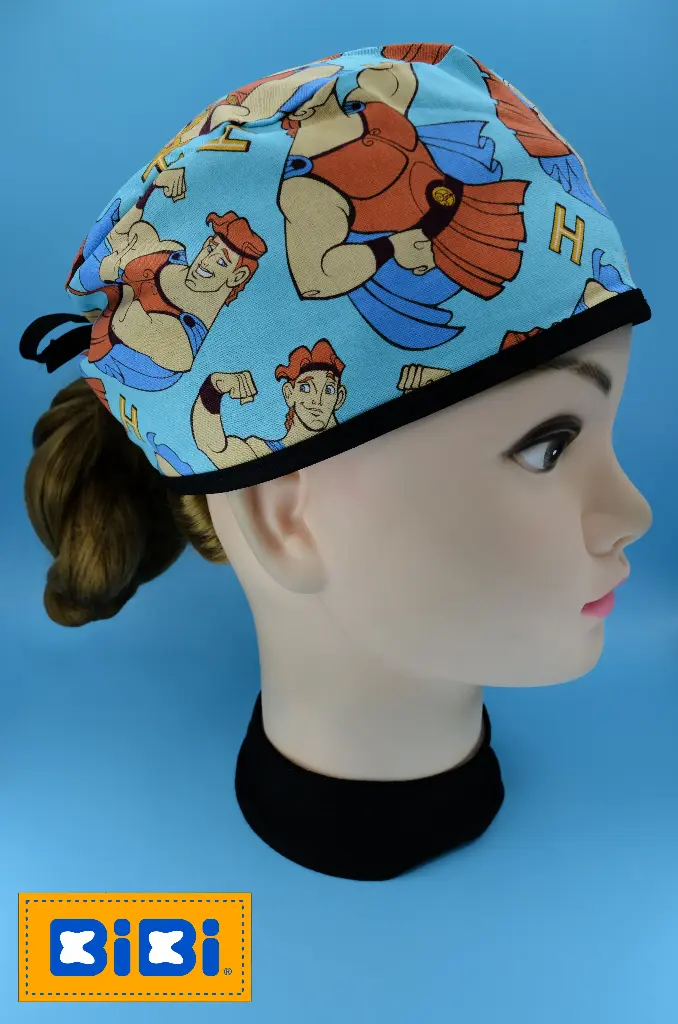Hércules (Gorro Corto (Medidas: 9.5 cm de altura, 58 cm de circunferencia, con cintas para amarrar))