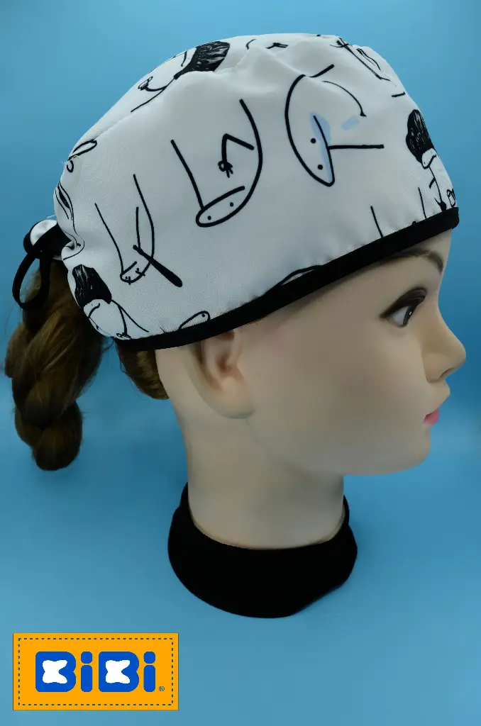 Flork (Gorro Corto (Medidas: 9.5 cm de altura, 58 cm de circunferencia, con cintas para amarrar))