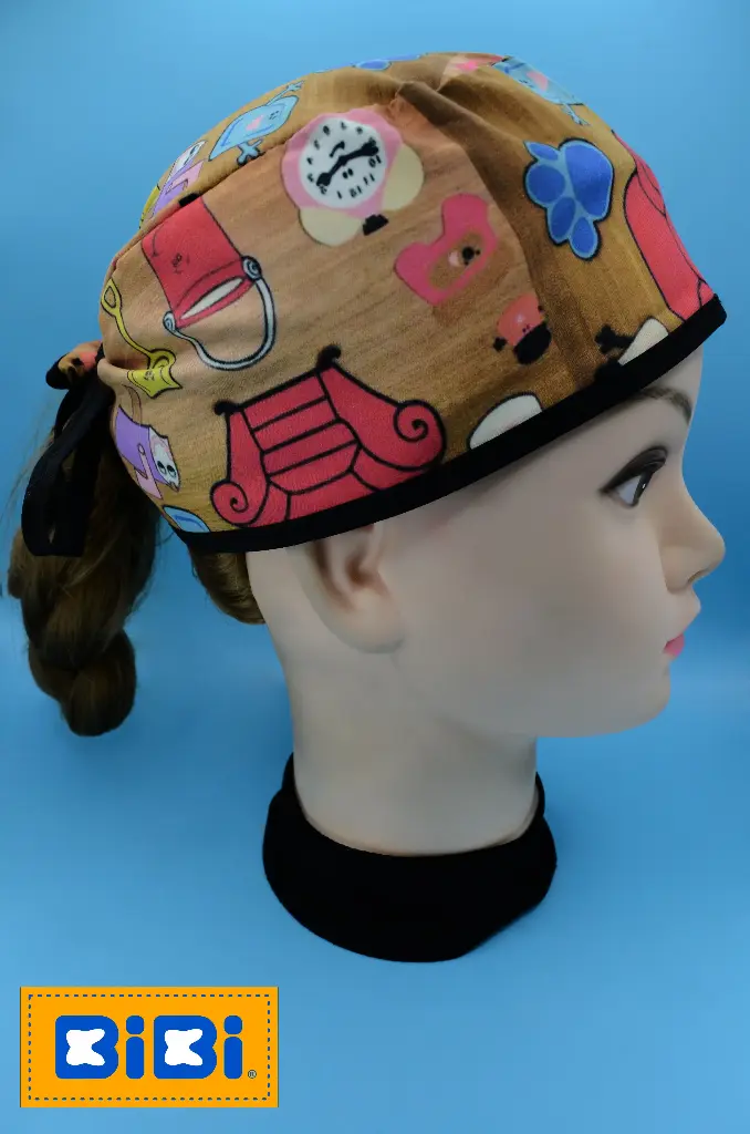 Pistas de Blue (Gorro Corto (Medidas: 9.5 cm de altura, 58 cm de circunferencia, con cintas para amarrar))