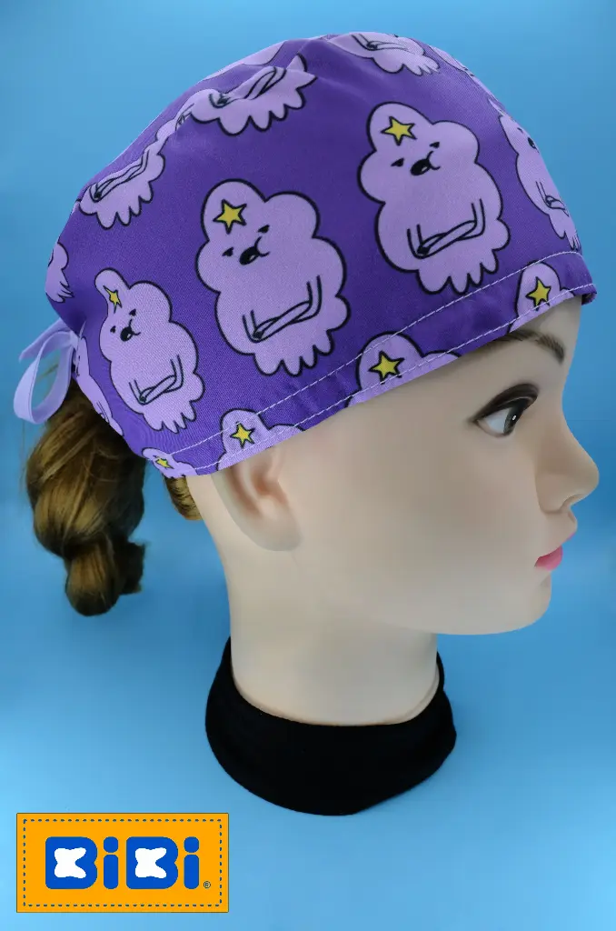 Princesa Grumosa (Gorro Corto (Medidas: 9.5 cm de altura, 58 cm de circunferencia, con cintas para amarrar))