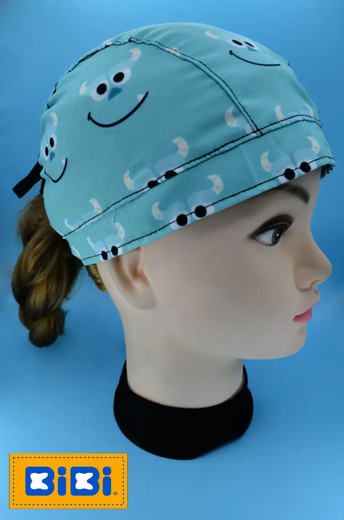 Sullivan caras (Gorro Corto (Medidas: 9.5 cm de altura, 58 cm de circunferencia, con cintas para amarrar))