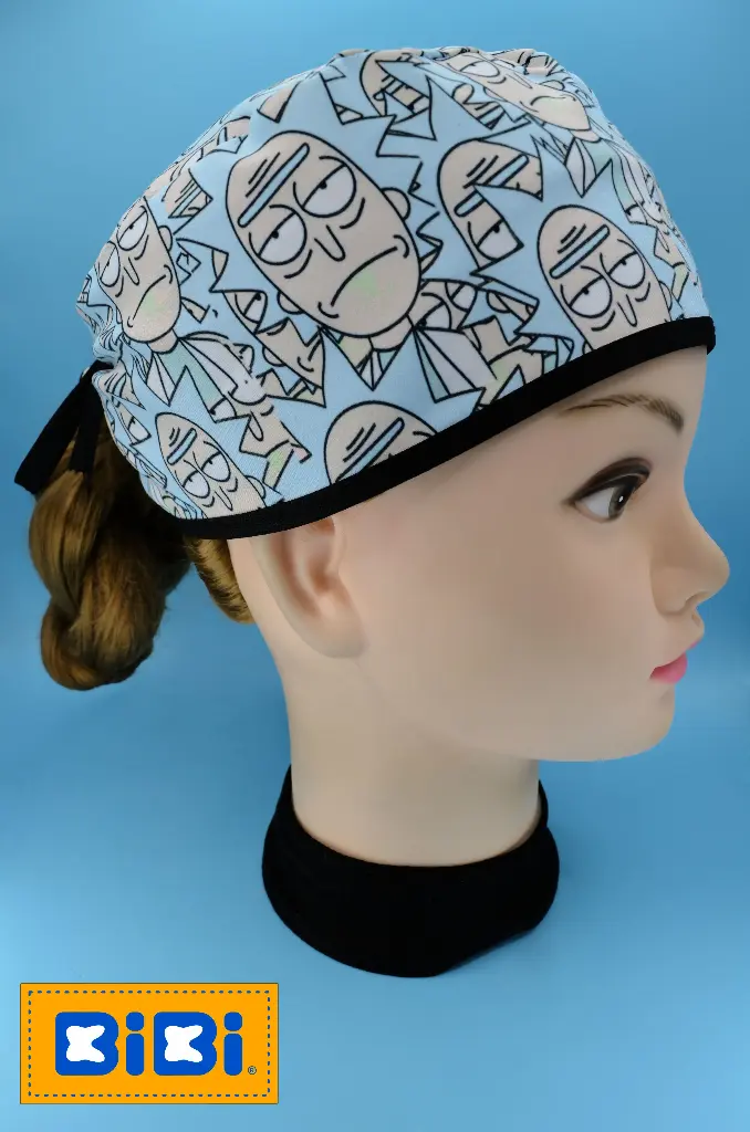 Rick caras (Gorro Corto (Medidas: 9.5 cm de altura, 58 cm de circunferencia, con cintas para amarrar))