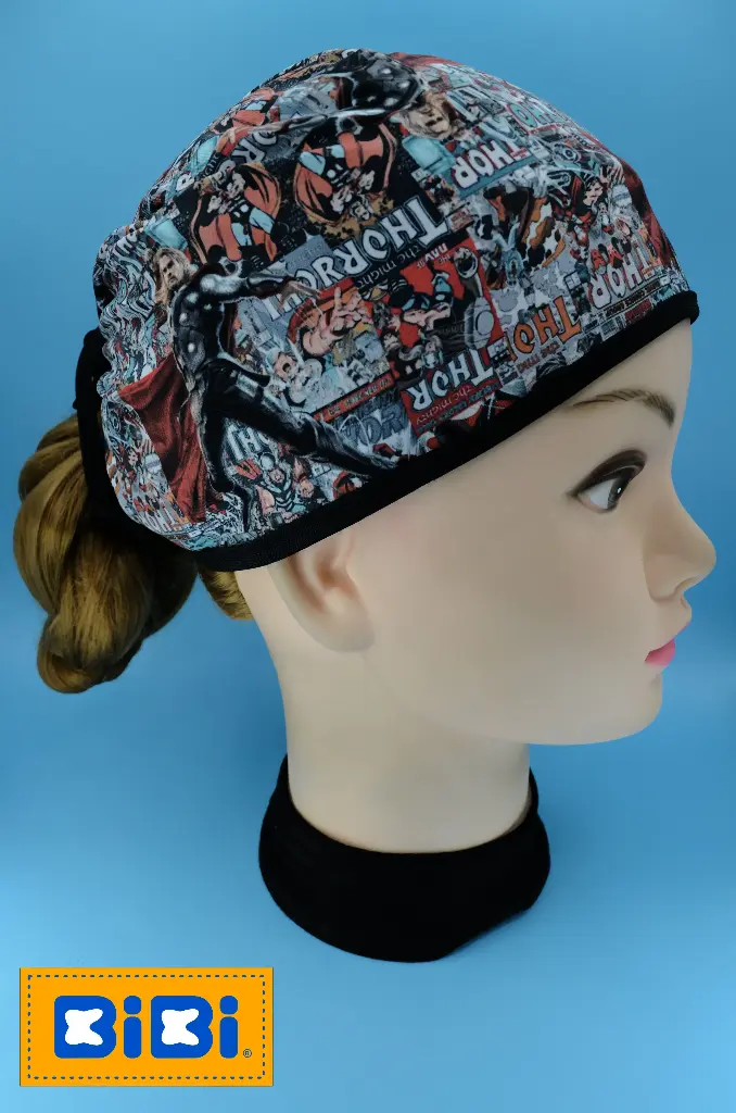 Thor (Gorro Corto (Medidas: 9.5 cm de altura, 58 cm de circunferencia, con cintas para amarrar))