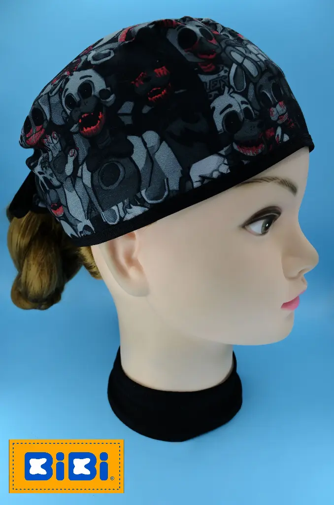 Fred oscuro (Gorro Corto (Medidas: 9.5 cm de altura, 58 cm de circunferencia, con cintas para amarrar))