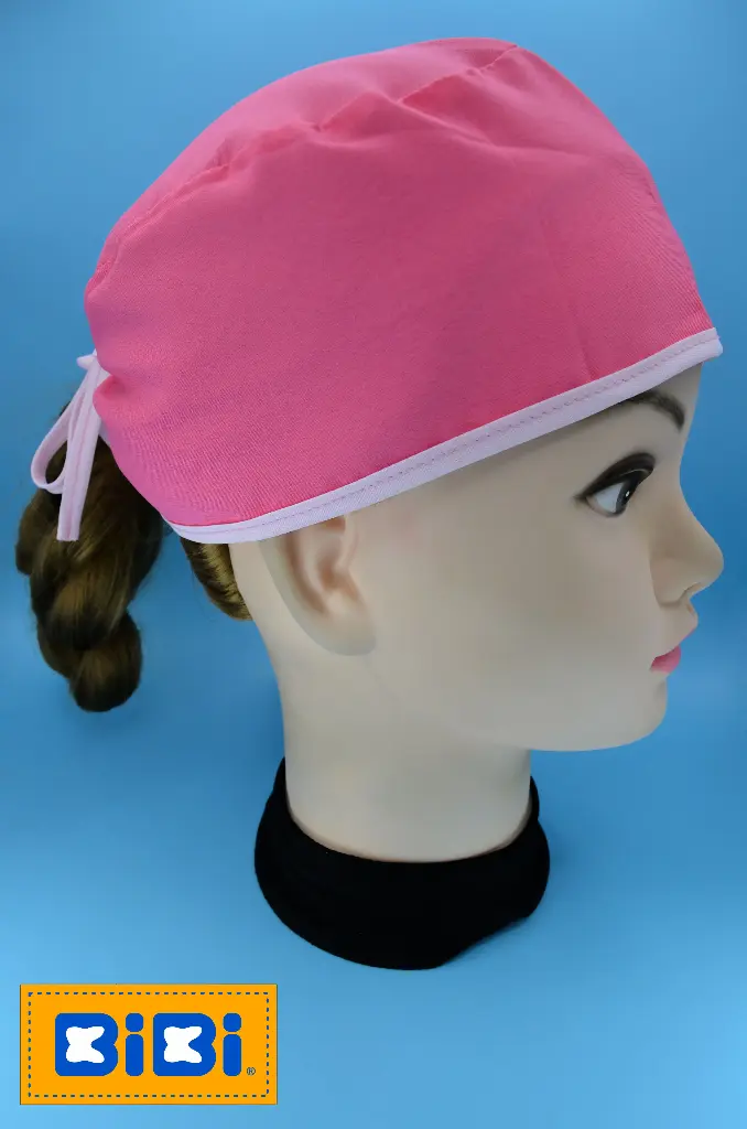 Rosa Mexicano (Gorro Corto (Medidas: 9.5 cm de altura, 58 cm de circunferencia, con cintas para amarrar))