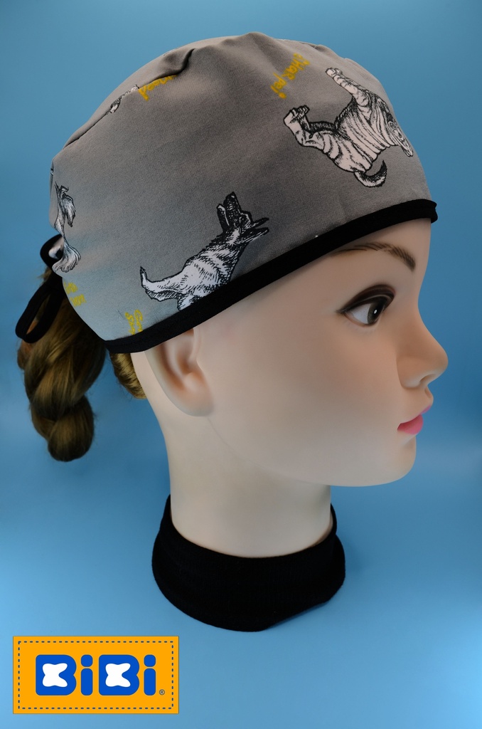 Razas de Perros (Gorro Corto (Medidas: 9.5 cm de altura, 58 cm de circunferencia, con cintas para amarrar))