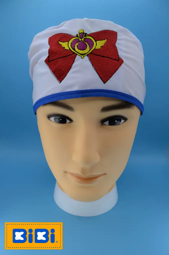 Sailor (Gorro Corto (Medidas: 9.5 cm de altura, 58 cm de circunferencia, con cintas para amarrar))