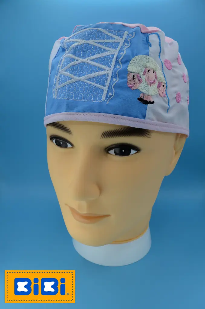 Betty (Gorro Corto (Medidas: 9.5 cm de altura, 58 cm de circunferencia, con cintas para amarrar))