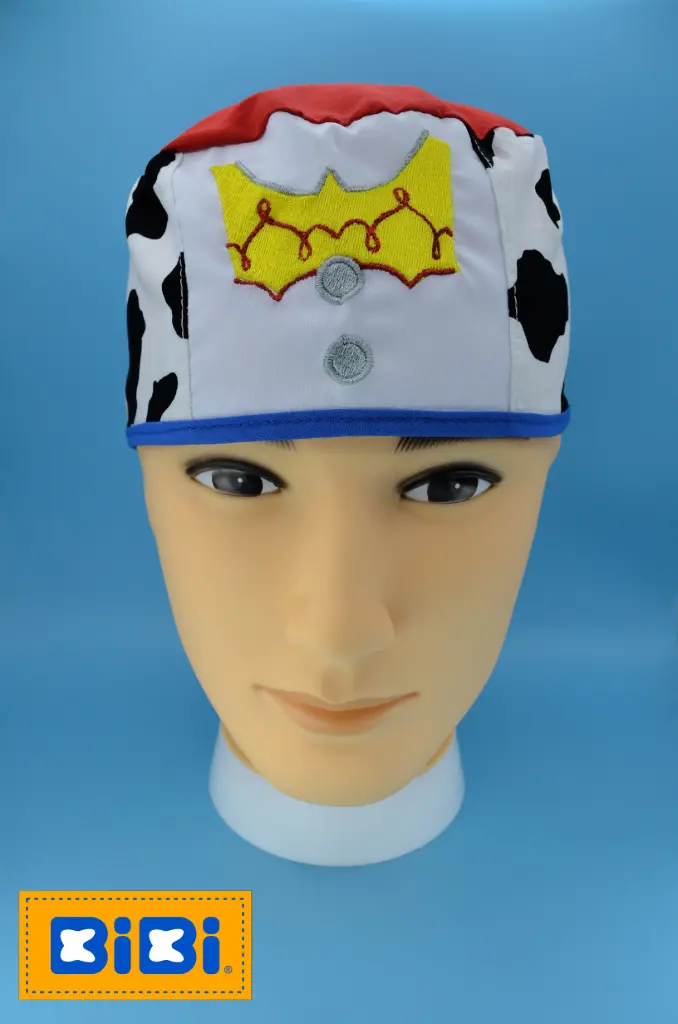Vaquerita (Gorro Corto (Medidas: 9.5 cm de altura, 58 cm de circunferencia, con cintas para amarrar))