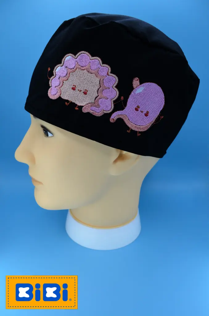 Digestión (Gorro Corto (Medidas: 9.5 cm de altura, 58 cm de circunferencia, con cintas para amarrar))
