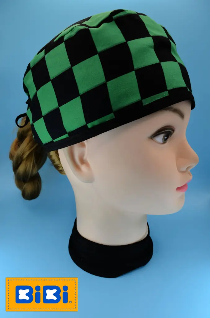 Tanjiro Kamado 2 (Gorro Corto (Medidas: 9.5 cm de altura, 58 cm de circunferencia, con cintas para amarrar))