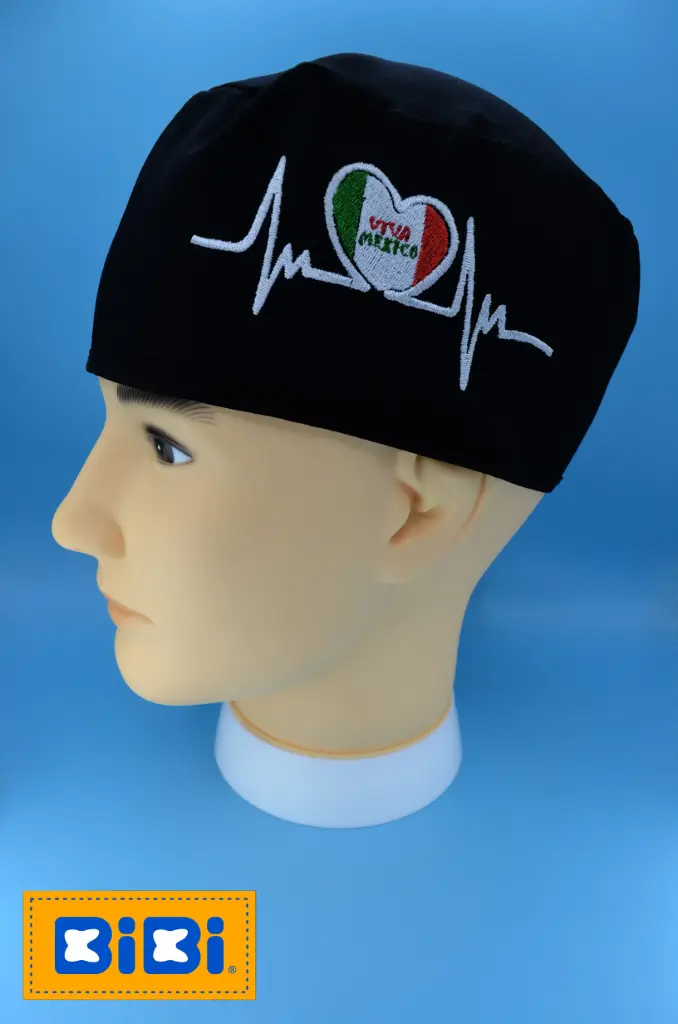 Viva México electro (Gorro Corto (Medidas: 9.5 cm de altura, 58 cm de circunferencia, con cintas para amarrar))