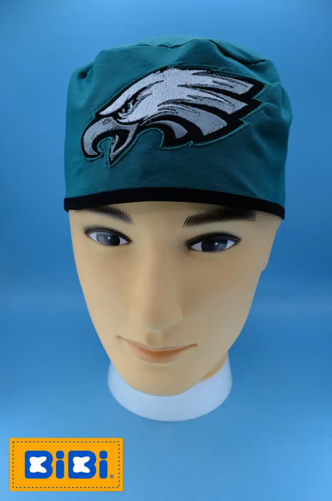 Eagles football (Gorro Corto (Medidas: 9.5 cm de altura, 58 cm de circunferencia, con cintas para amarrar))