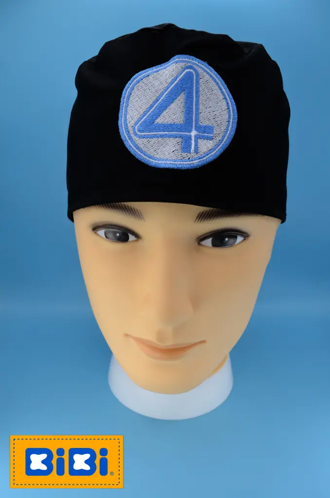 4 fantásticos (Gorro Corto (Medidas: 9.5 cm de altura, 58 cm de circunferencia, con cintas para amarrar))