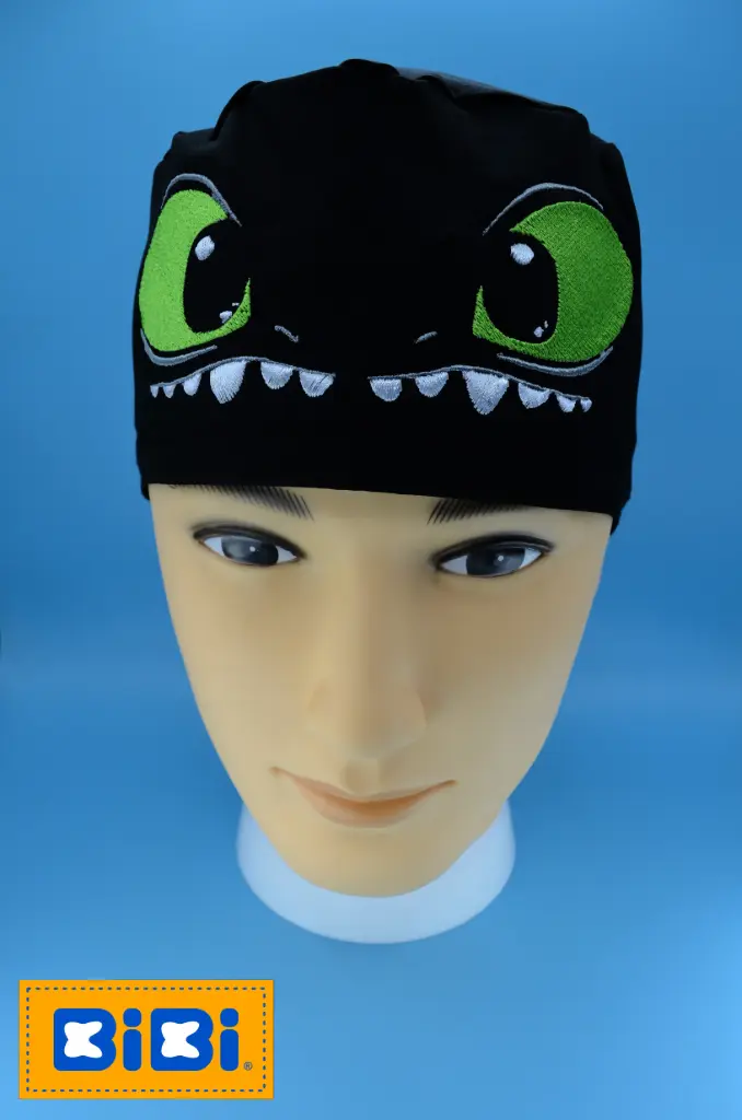 Chimuelo (Gorro Corto (Medidas: 9.5 cm de altura, 58 cm de circunferencia, con cintas para amarrar))