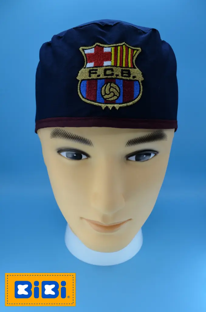 Barcelona (Gorro Corto (Medidas: 9.5 cm de altura, 58 cm de circunferencia, con cintas para amarrar))