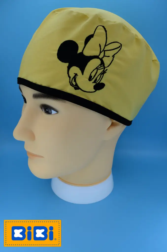 Minnie contorno (Gorro Corto (Medidas: 9.5 cm de altura, 58 cm de circunferencia, con cintas para amarrar))