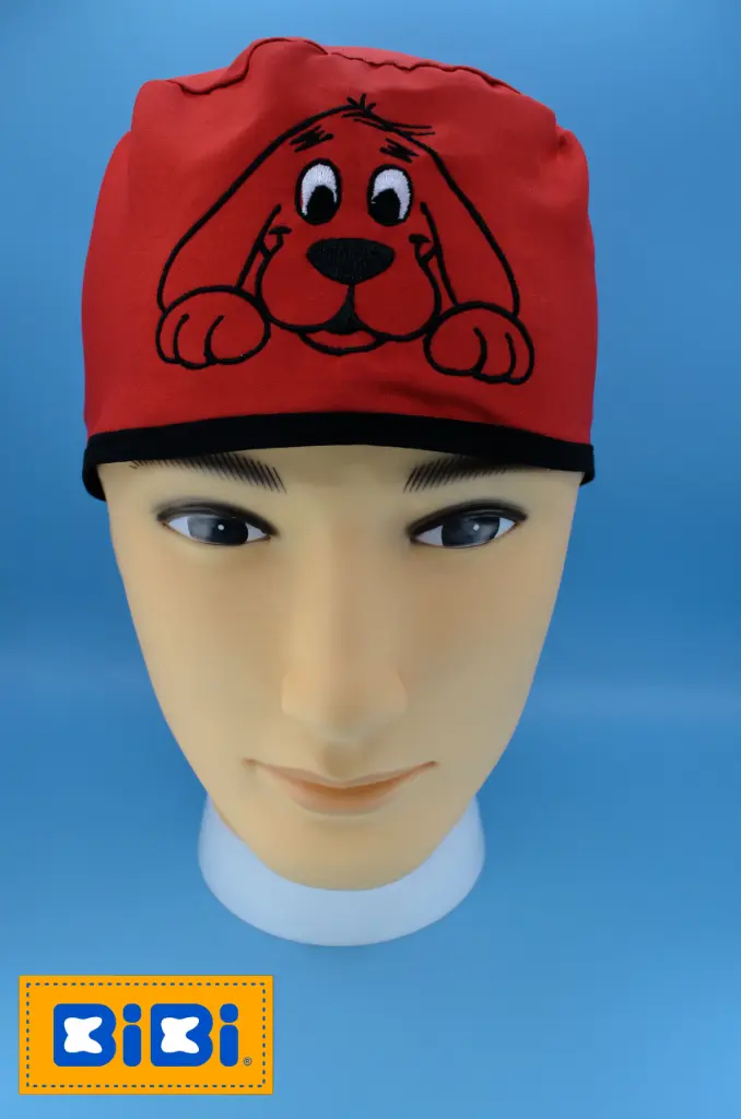 Clifford (Gorro Corto (Medidas: 9.5 cm de altura, 58 cm de circunferencia, con cintas para amarrar))