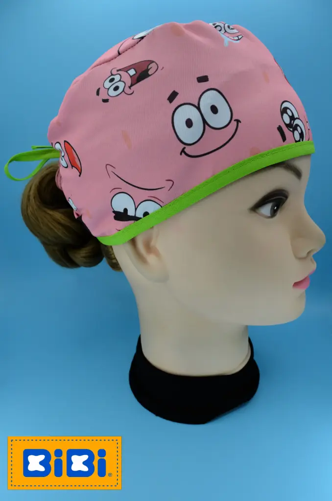 Patricio diferentes gestos (Gorro Corto (Medidas: 9.5 cm de altura, 58 cm de circunferencia, con cintas para amarrar))