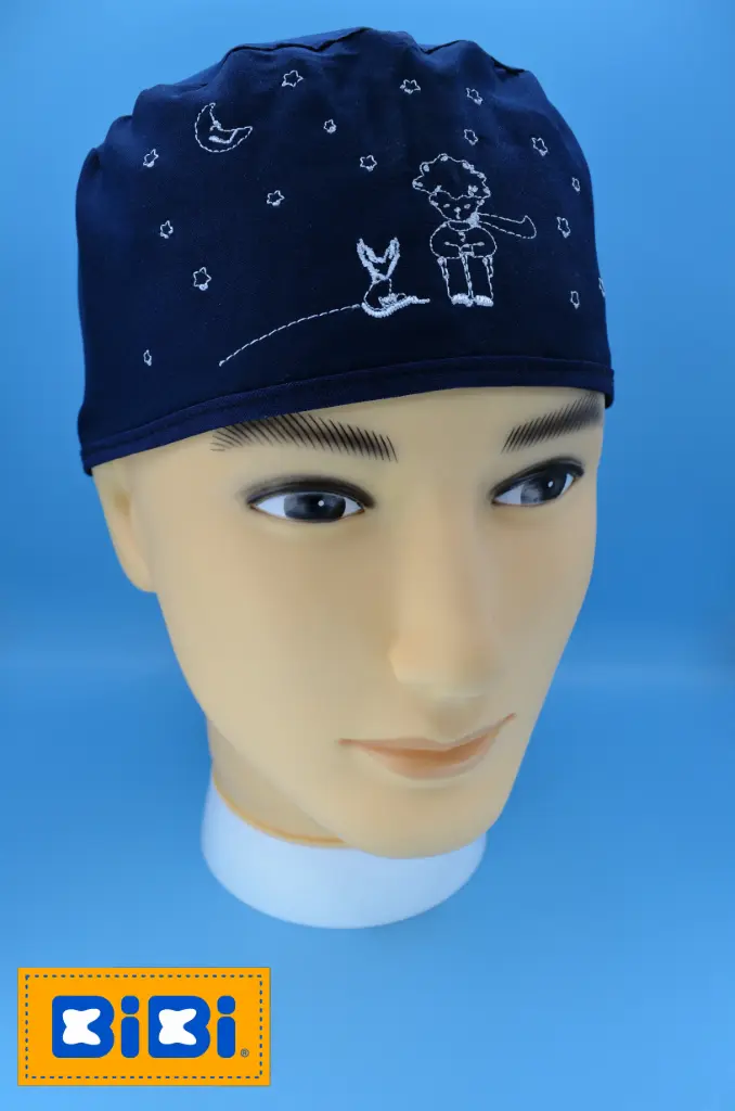 Principito (Gorro Corto (Medidas: 9.5 cm de altura, 58 cm de circunferencia, con cintas para amarrar))