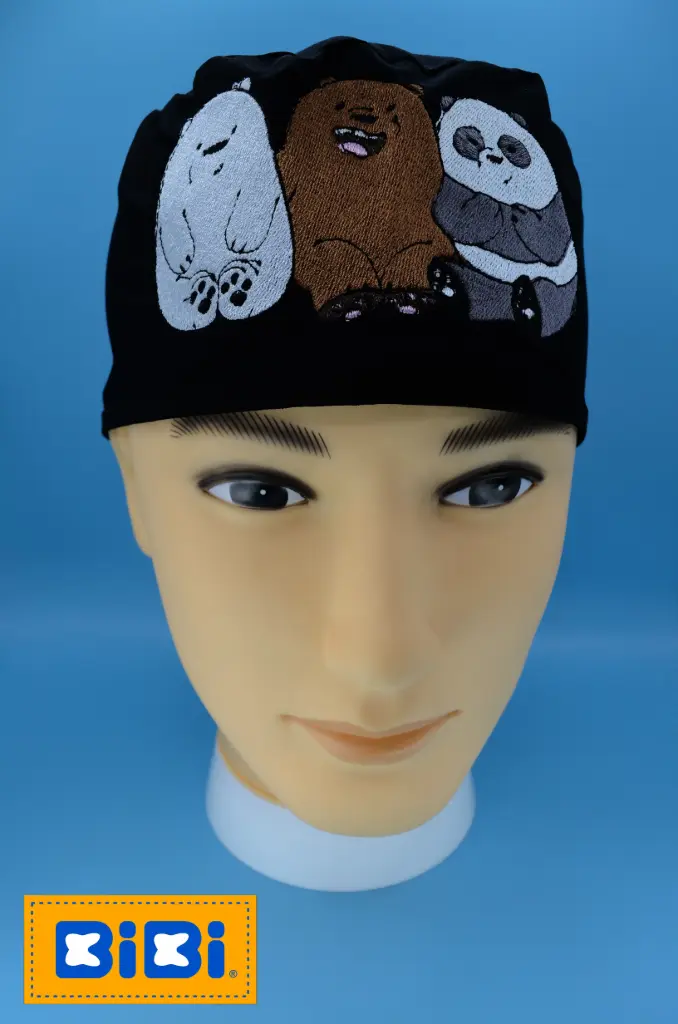 Escandalosos (Gorro Corto (Medidas: 9.5 cm de altura, 58 cm de circunferencia, con cintas para amarrar))