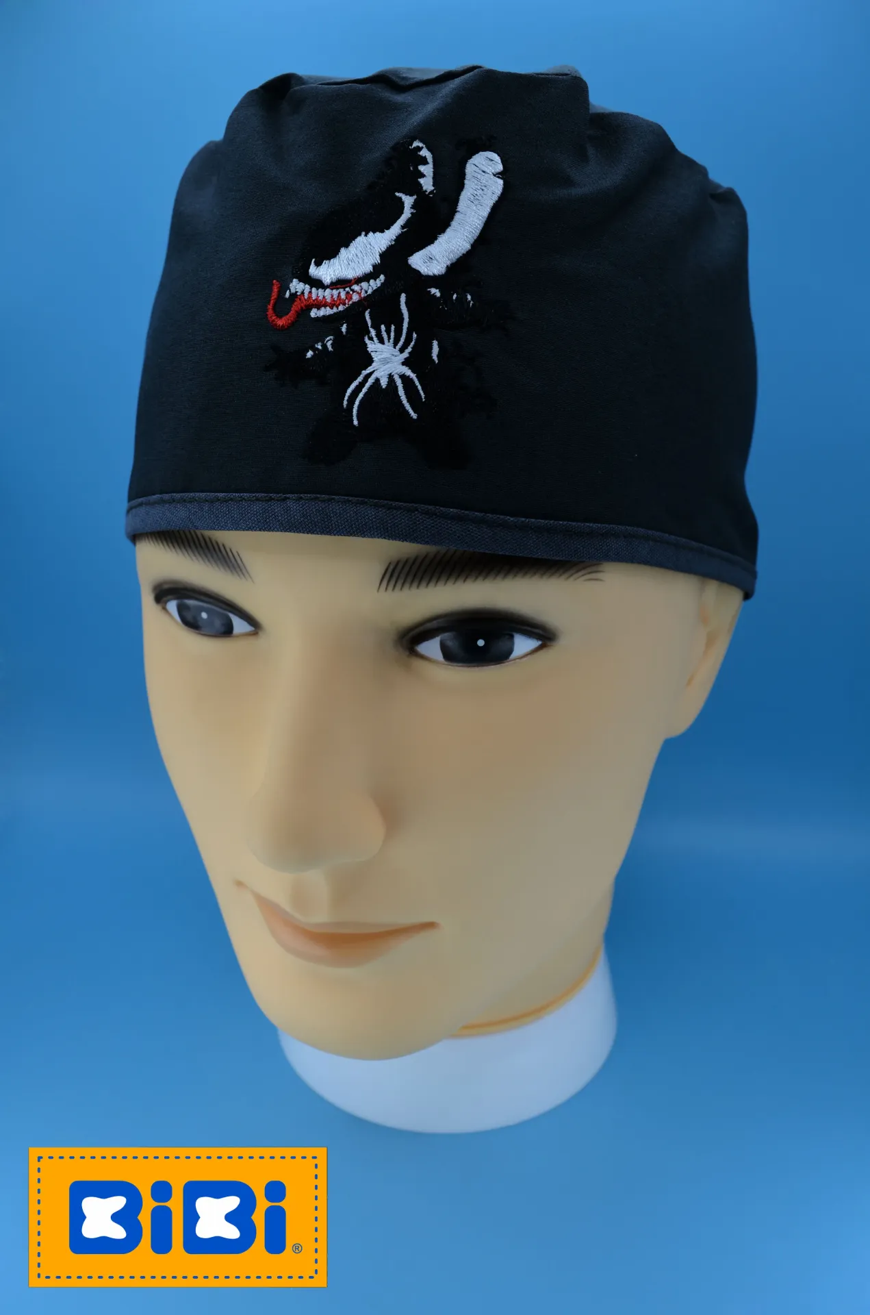 Stitch simbionte (Gorro Corto (Medidas: 9.5 cm de altura, 58 cm de circunferencia, con cintas para amarrar))