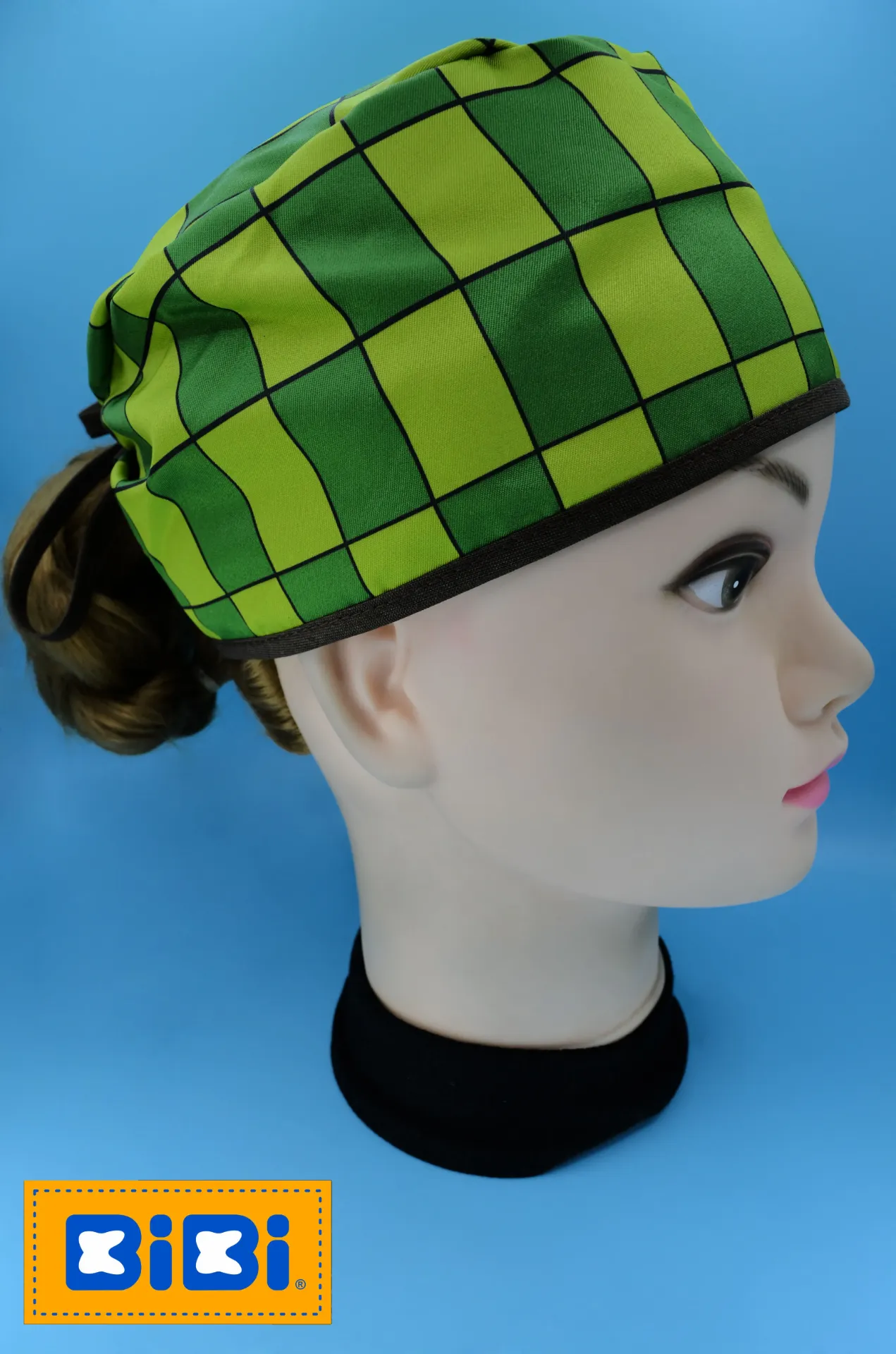 Gorro Chavo (Gorro Corto (Medidas: 9.5 cm de altura, 58 cm de circunferencia, con cintas para amarrar))