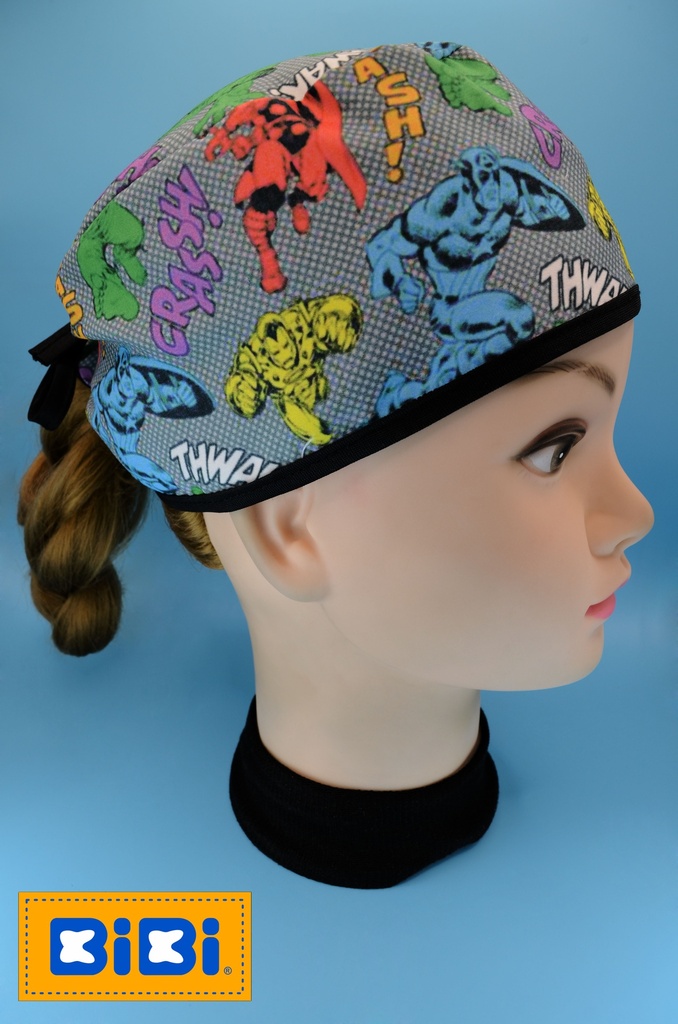 Avengers Sonidos (Gorro Corto (Medidas: 9.5 cm de altura, 58 cm de circunferencia, con cintas para amarrar))