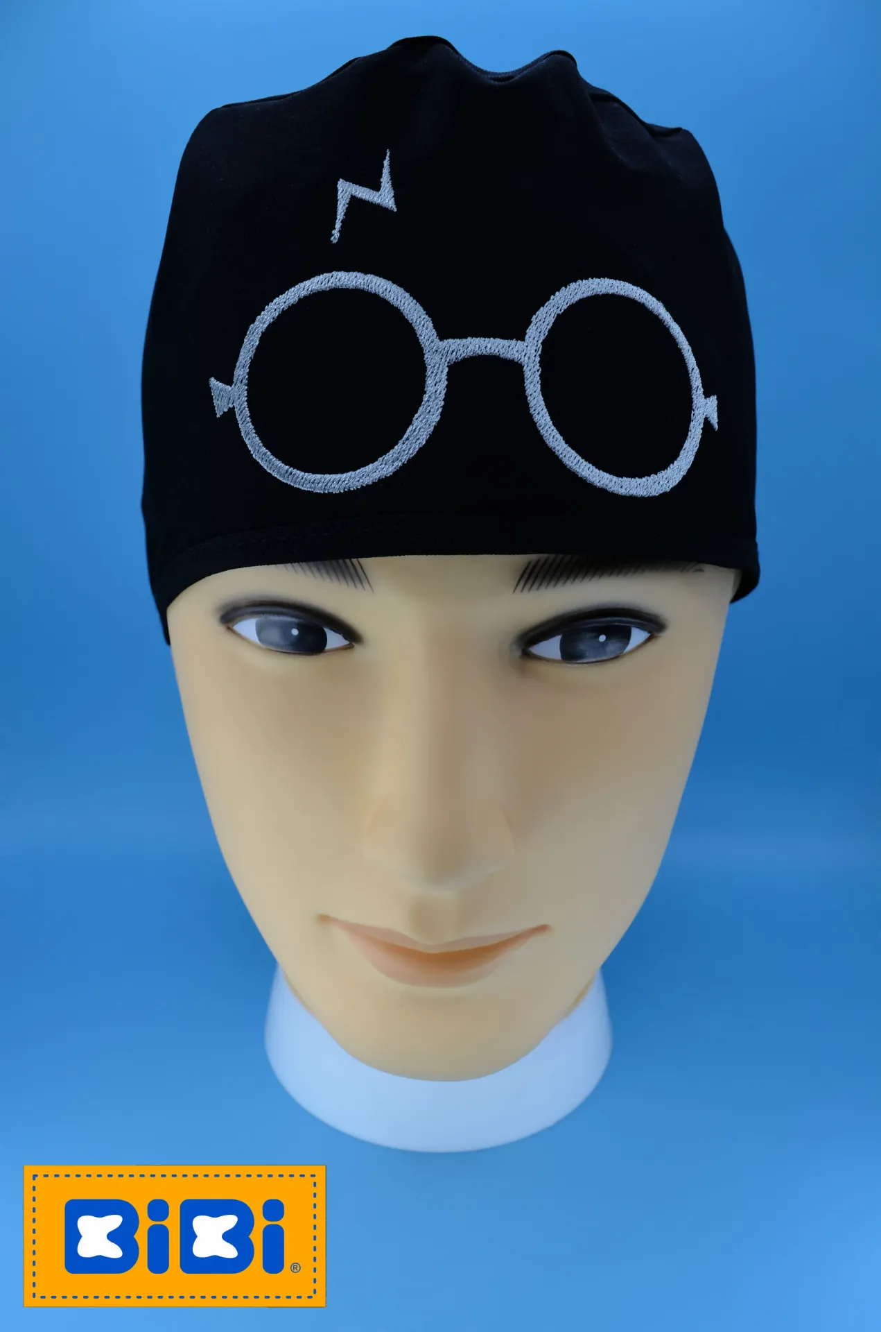 Lentes (Gorro Corto (Medidas: 9.5 cm de altura, 58 cm de circunferencia, con cintas para amarrar), Plateado)