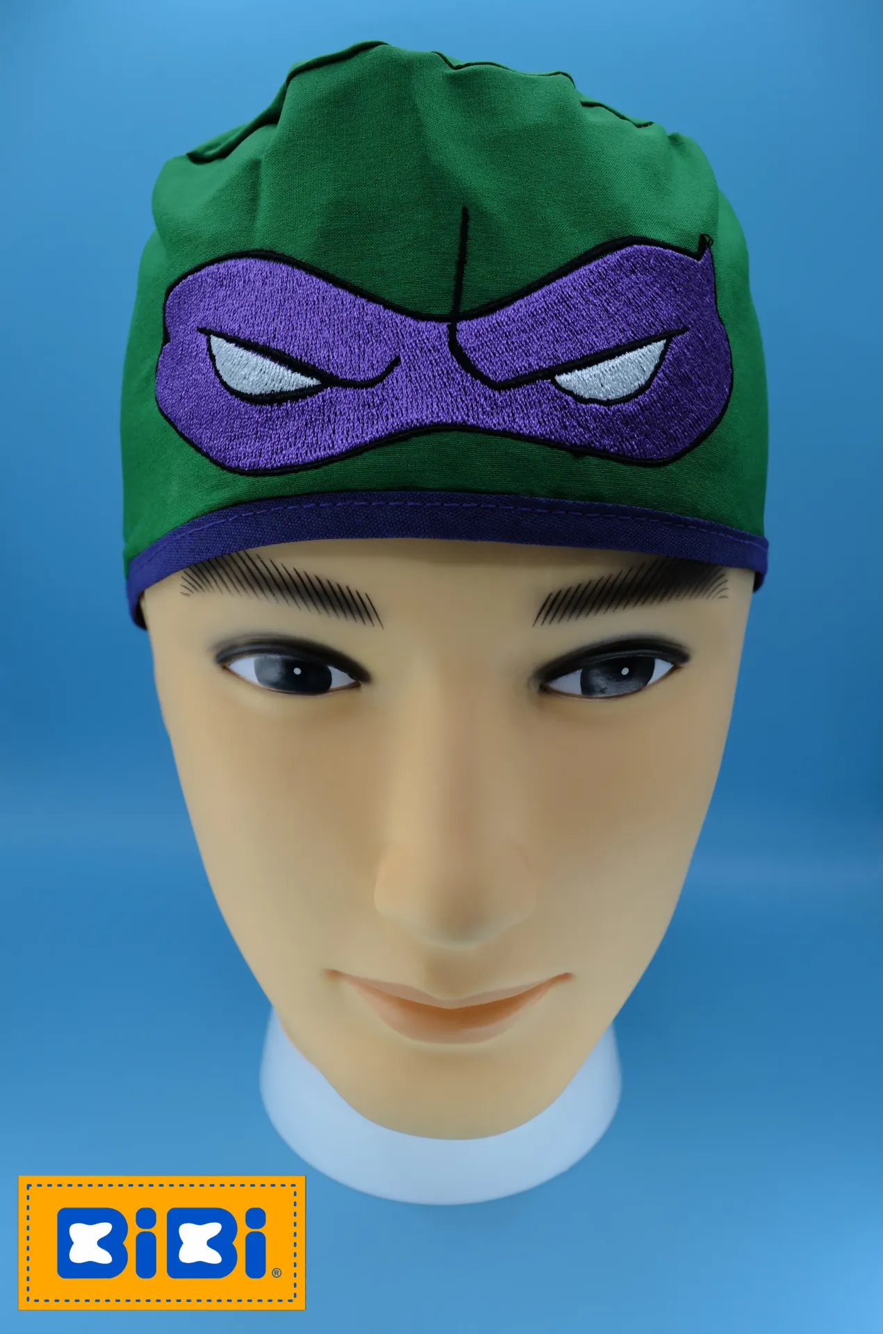 Tortugas (Gorro Corto (Medidas: 9.5 cm de altura, 58 cm de circunferencia, con cintas para amarrar))