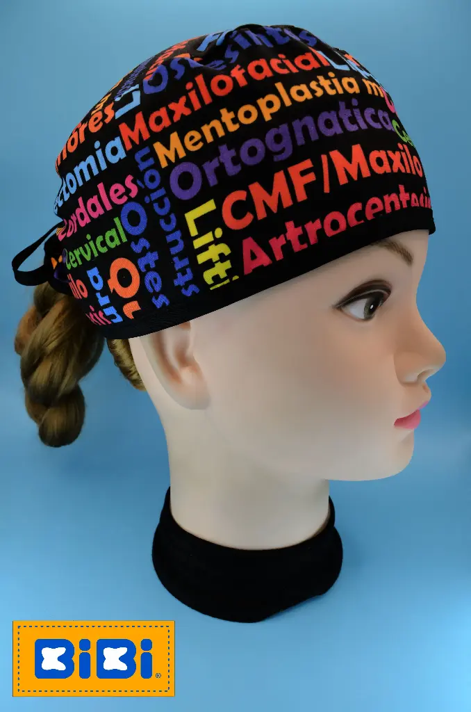Cirugías (Gorro Corto (Medidas: 9.5 cm de altura, 58 cm de circunferencia, con cintas para amarrar))