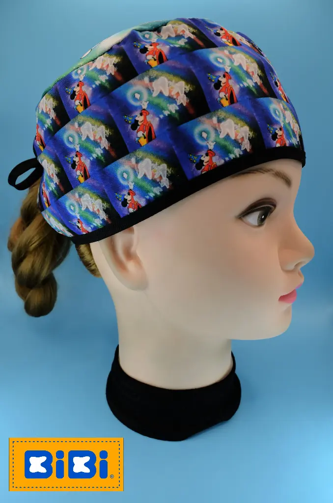 Mickey muelas (Gorro Corto (Medidas: 9.5 cm de altura, 58 cm de circunferencia, con cintas para amarrar))